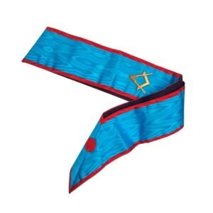 Pack Maître REAA — Tablier MB & Cordon Équerre-Compas (39×33 cm)