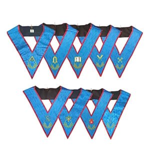 Pack 9 Sautoirs d'Officiers — REAA (avec ou sans bijoux)