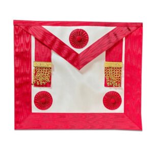 Tablier Maître REAA — MB, Équerre et Compas (39×33 cm)