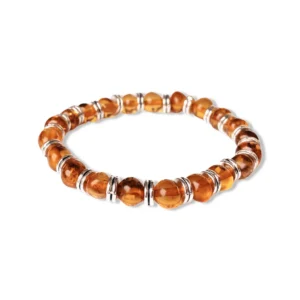 Bracelet en Ambre - Mixte avec séparateur