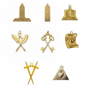 Pack 8 Bijoux Collège des Officiers. Bronze - Régime Écossais Rectifié (RER)