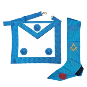 Pack Maître. Tablier Rosettes + Cordon - Rite Français Groussier (RFG)