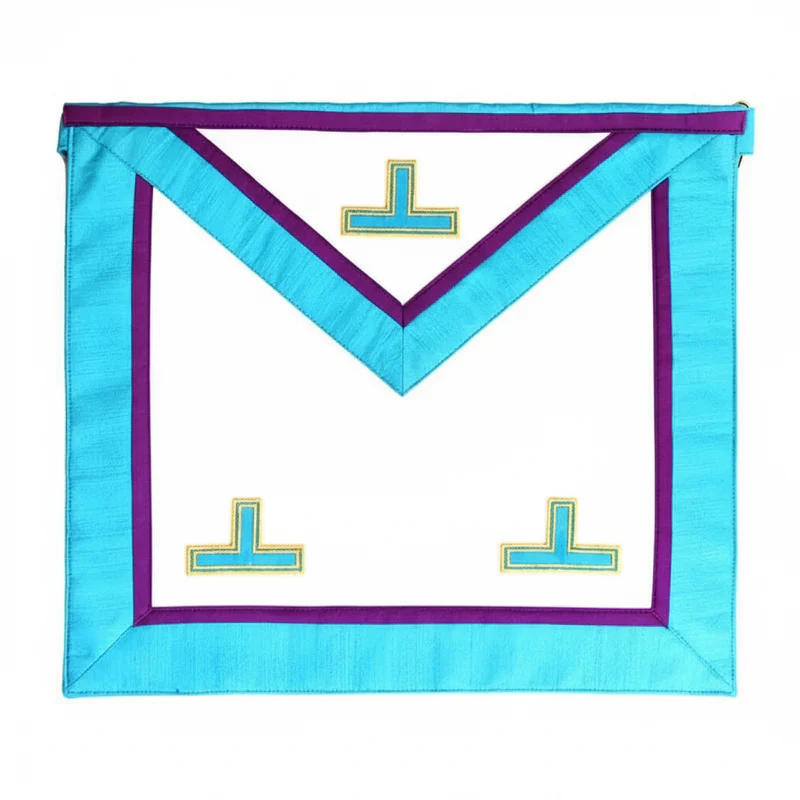 Tablier Vénérable Maître. 3 Taus. 39x33cm - Memphis-Misraïm
