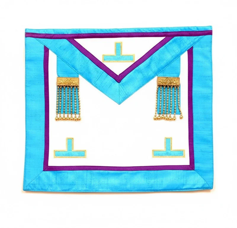 Tablier Vénérable Maître 3 Taus/Pendeloques Memphis-Misraïm