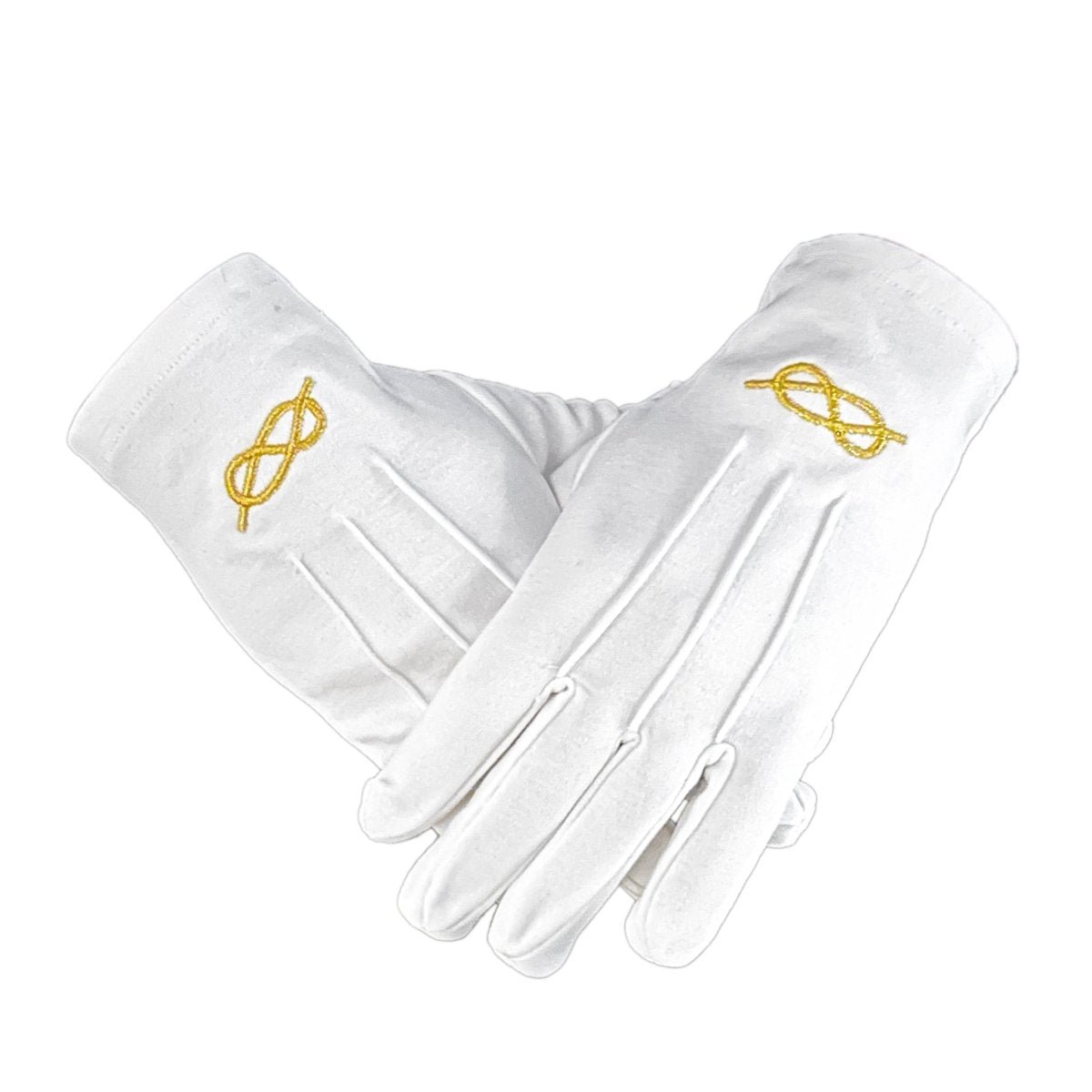 GANTS BLANC LACS D AMOUR Doré
