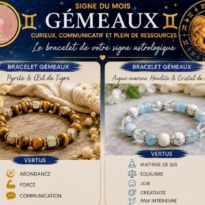 Bracelet Zodiaque — Gémeaux