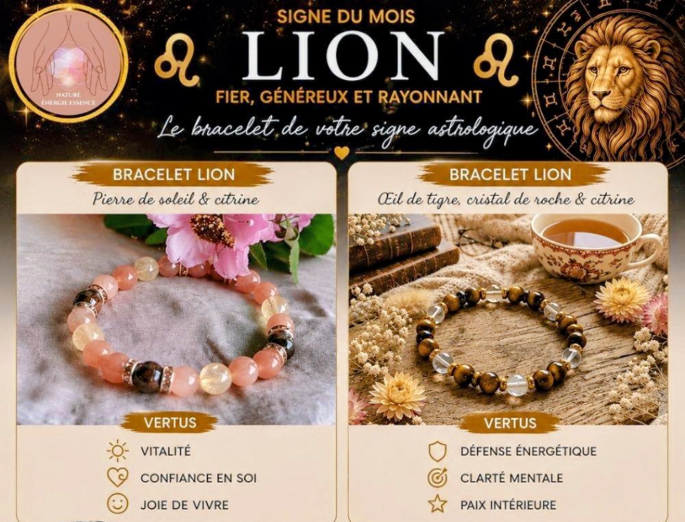 Bracelet Zodiaque — Lion