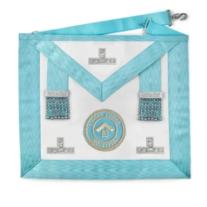 Tablier Passé Maître Pendeloques & Badge - Rite Emulation Traditionnel