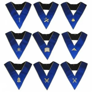 Pack 15 Sautoirs Officiers & Vénérable (Traditionnel) - Rite d’York