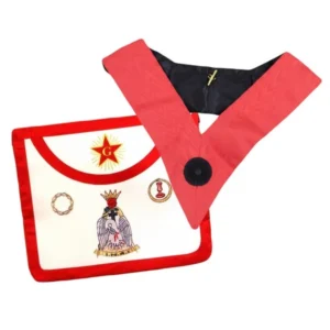 Pack Tablier + Sautoir 4eme Ordre - Rite Français Traditionnel (Chapitre Français)