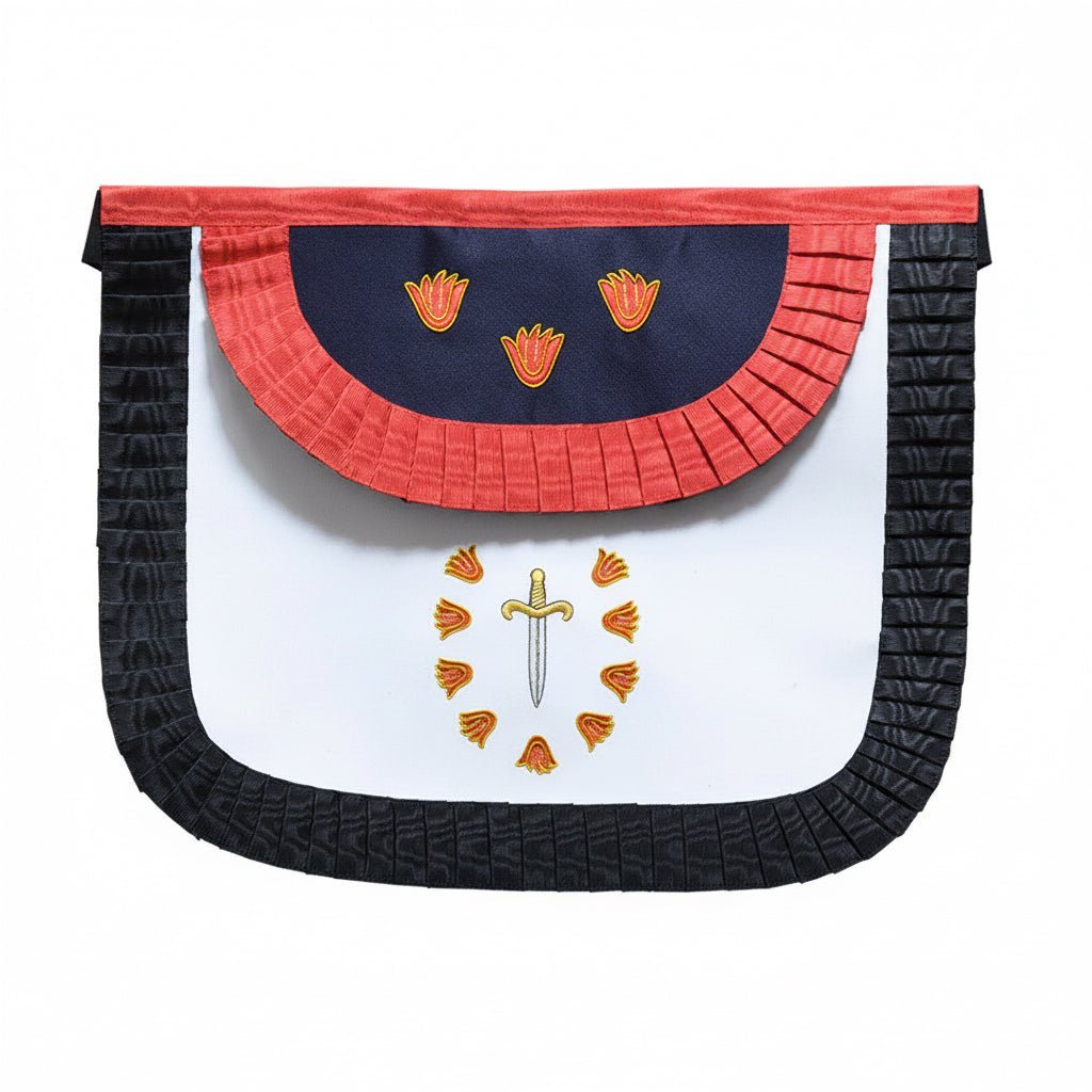 Tablier 1° Ordre. 39x33 cm - Rite Français Traditionnel (Chapitre Français)