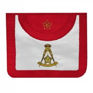 Tablier 2eme Ordre Rite Français Traditionnel (Chapitre Français)