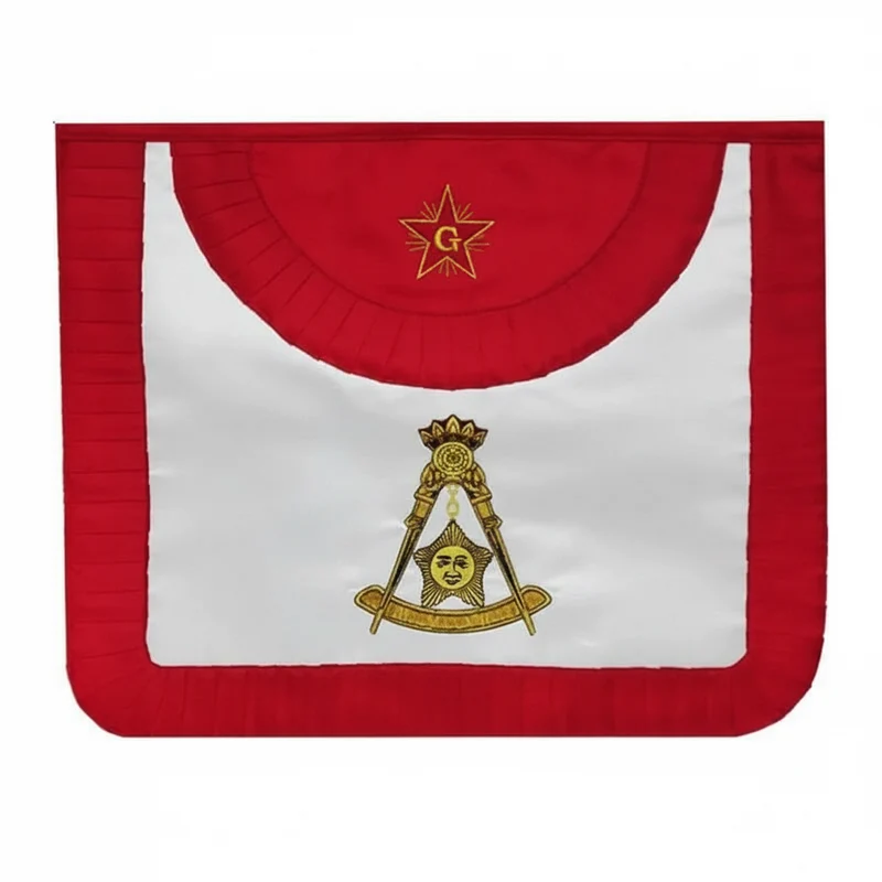 Tablier 2eme Ordre Rite Français Traditionnel (Chapitre Français)