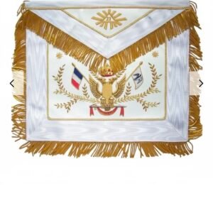 Tablier Souverain Grand Inspecteur Général 33° degré. Rite Écossais Ancien Accepté